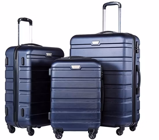 ファッショナブルなカラーマッチング ABS トラベルトロリー 3 点セット 荷物バッグ TSA ロック内蔵